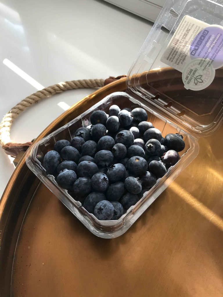 購入したブルーベリー