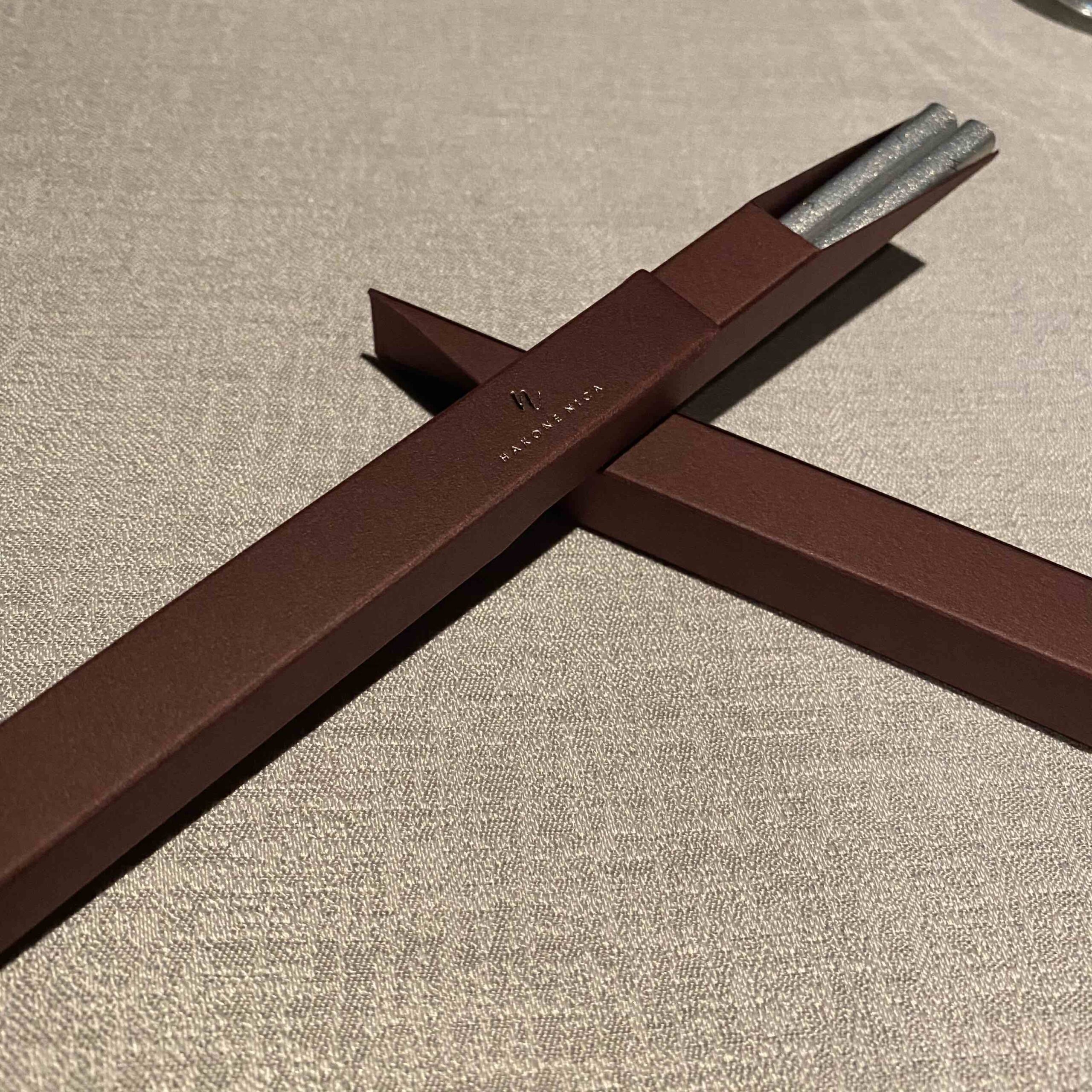 シルバーのお箸のプレゼント