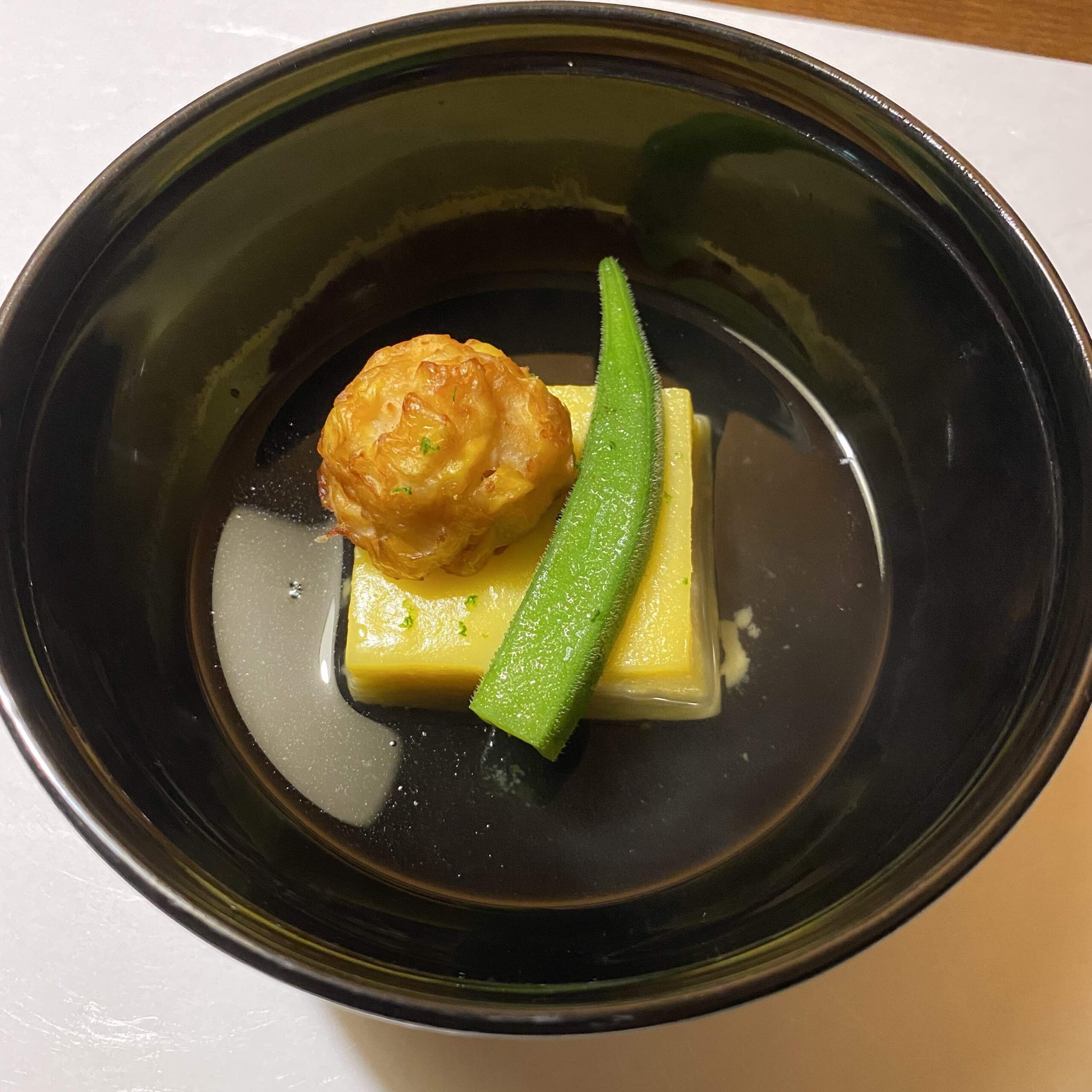 とうもろこしの葛豆腐