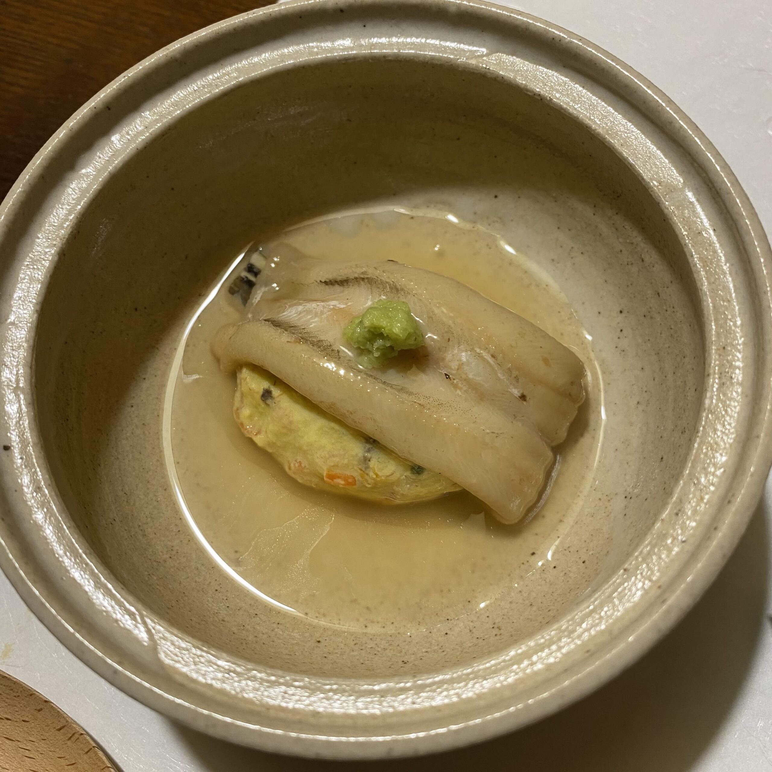 蓋物の穴子けんちん蒸し