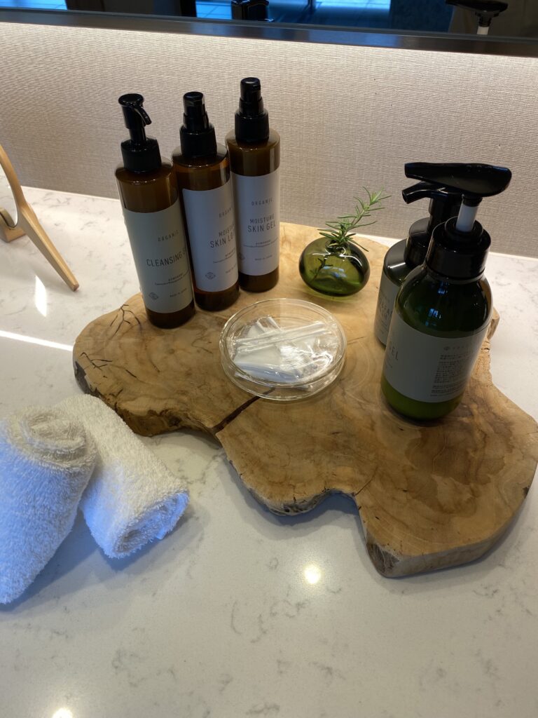 オーガニックな香りのするアメニティ