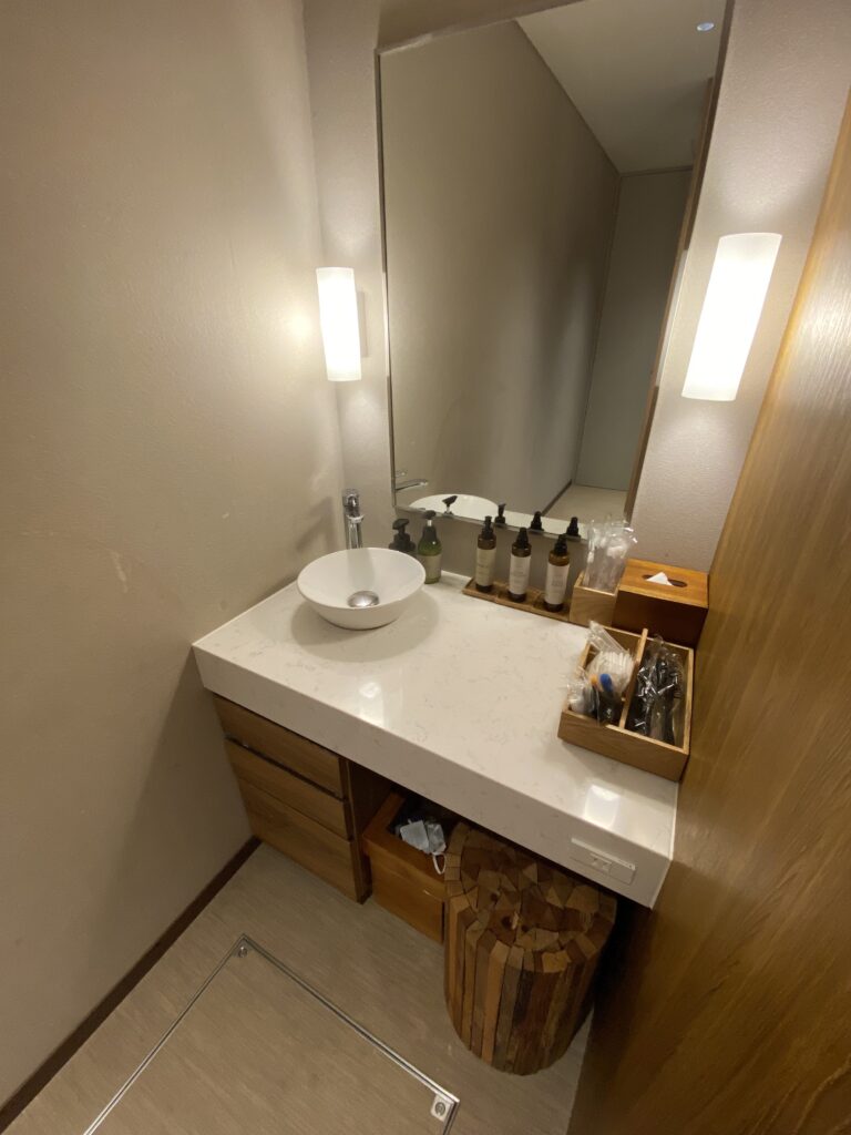 洗面台とアメニティ