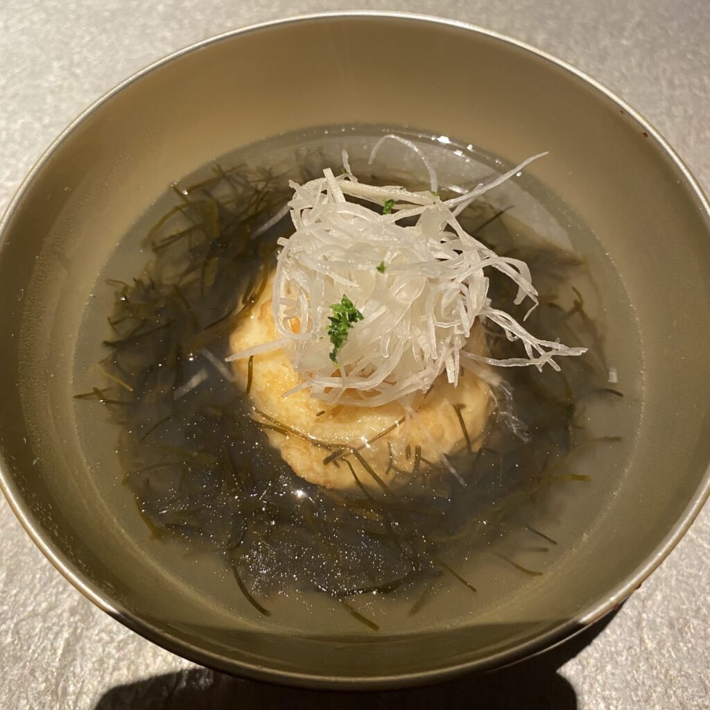 水雲のうす葛仕立て