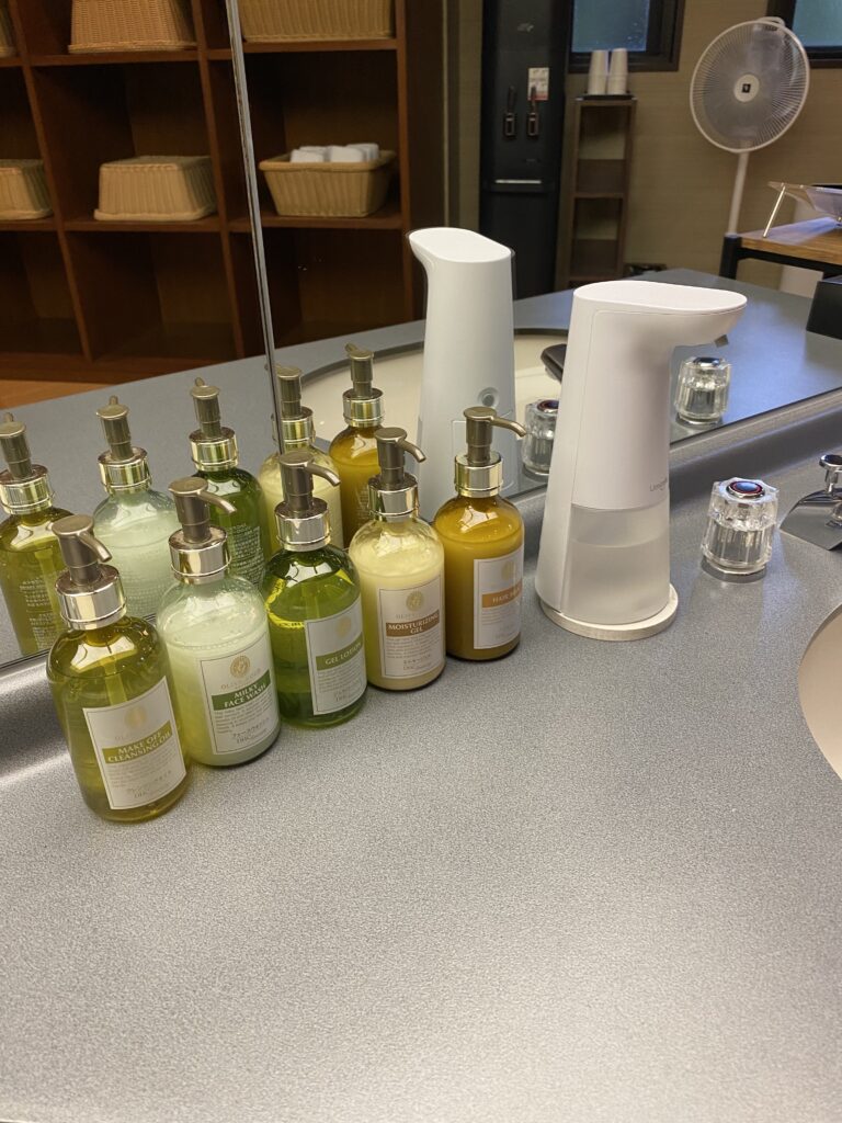 脱衣所、洗面所のアメニティ類