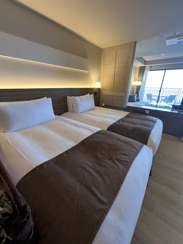 HIYORIオーシャンリゾート沖縄オーシャンスイートの寝室・子供用安全対策