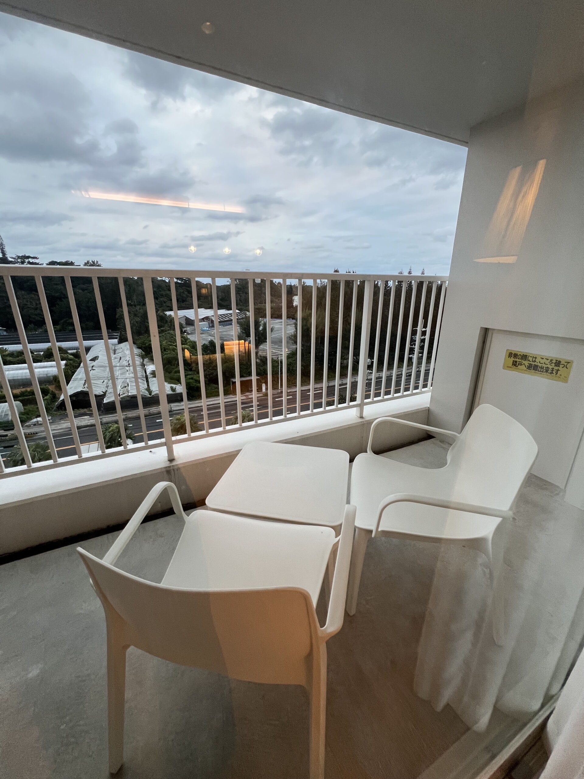気持ちの良いバルコニー